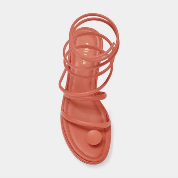 NEW IN BOX Cult Gaia Pink Alba Platform Sandal In Jasper, size EU 38.5